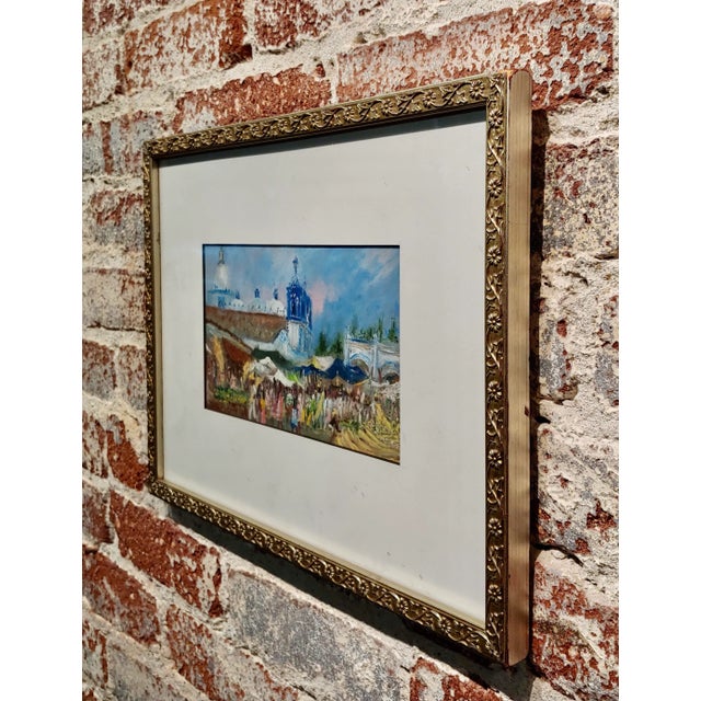 Wood Rodolfo Morales -Art Market in Oaxaca - Oil Painting For Sale - Image 7 of 10