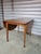 Brown Vintage Mid Century Modern Broyhill Brasilia Drop Leaf Dining Table | Sculpted Walnut Expandable Table | Iconic MCM Furniture For Sale - Image 8 of 10