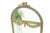 Mid 20th Century Marble Top Console Dome Shape Green & Gold french Pier Mirror For Sale - Image 5 of 11