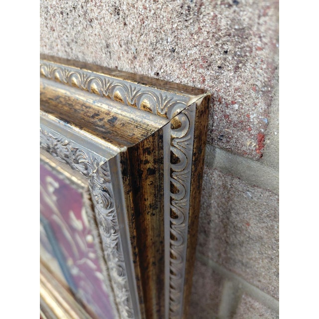 Pair of Framed Laurel Lehman Red Iris and Tulip Floral Prints For Sale - Image 12 of 17