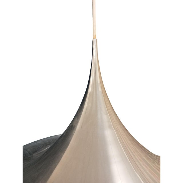 Beige Semi Pendant Lamp by Claus Bonderup and Torsten Thorup for Fog & Mørup, 1970s For Sale - Image 8 of 13