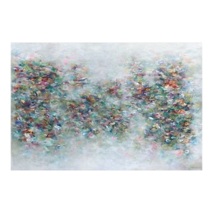 Nympheas De Mon Coeur - Soft Abstract Floral Landscape Painting Original Artwork by Vé Boisvert