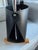PostModern 1980's Arrben Italian Leather, Chrome & Wood Designer Magazine Holder For Sale - Image 10 of 13