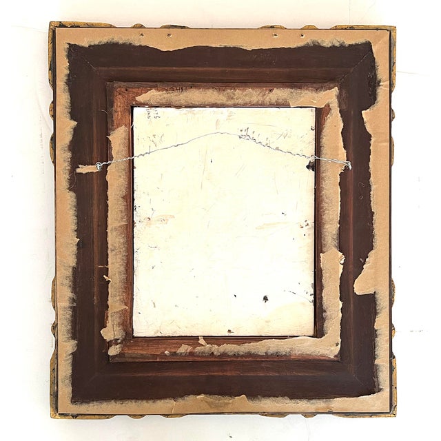 Eugene Francis Savage (American, 1883-1978) Woman in a Hat, Oil on Board For Sale In San Francisco - Image 6 of 6