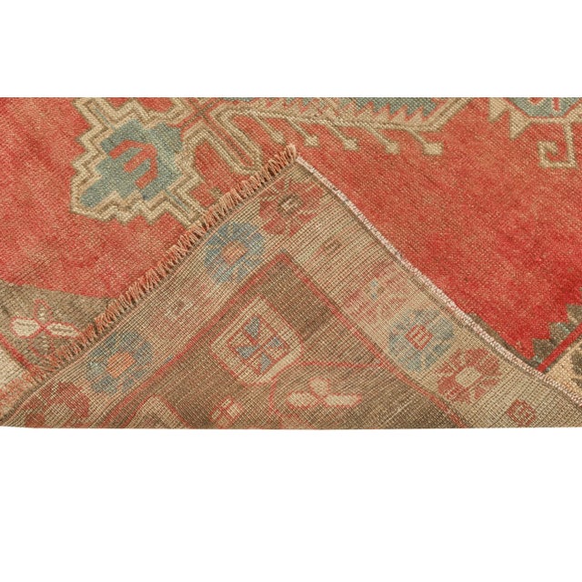 Mid 20th Century Mid 20th Century Vintage Decorative Turkish Runner Rug For Sale - Image 5 of 7