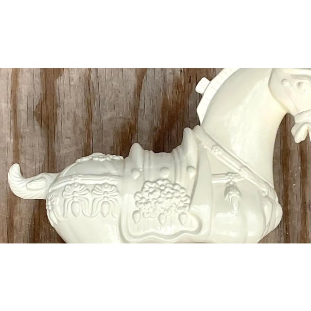 Vintage Asian Ceramic Tang Dynasty Style Horse For Sale - Image 10 of 12