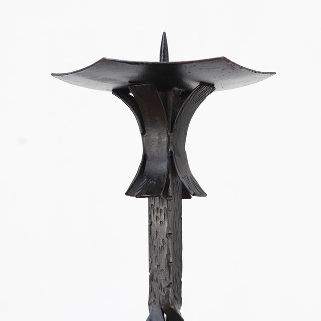 Mid-Century Modern Mid-Century Candlesticks, 1970s, Set of 2 For Sale - Image 3 of 11