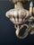 Antique Ceramic and Brass Chandelier, 1960s For Sale - Image 13 of 15