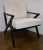 Mid-Century Modern Style White Boucle Lounge Chair For Sale In Atlanta - Image 6 of 6