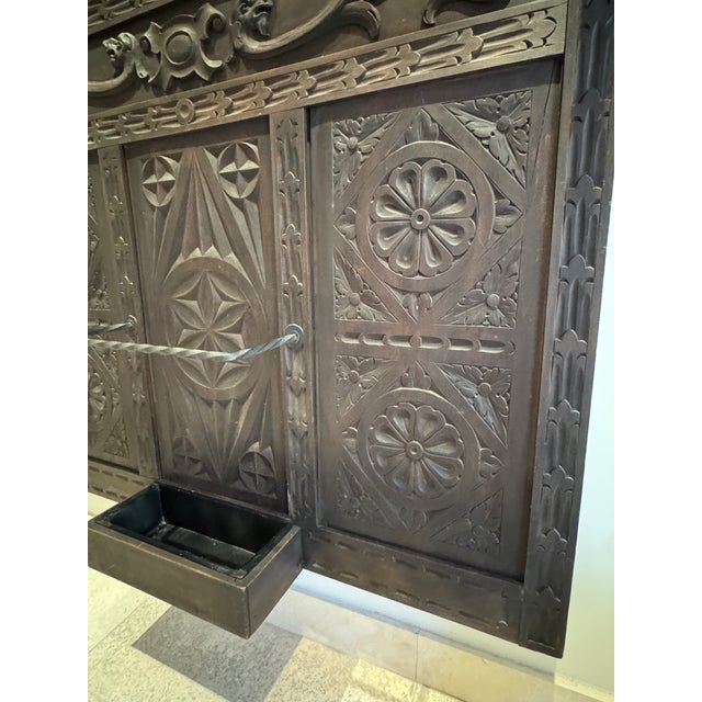 Entrance Hall Tree/Coat Rack/Umbrella Stand, 19th Century French Gothic Revival For Sale - Image 10 of 11