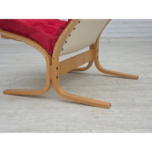 Norwegian Siesta Chairs and Ottoman by Ingmar Relling Westnofa, 1970s, Set of 3 For Sale - Image 13 of 18