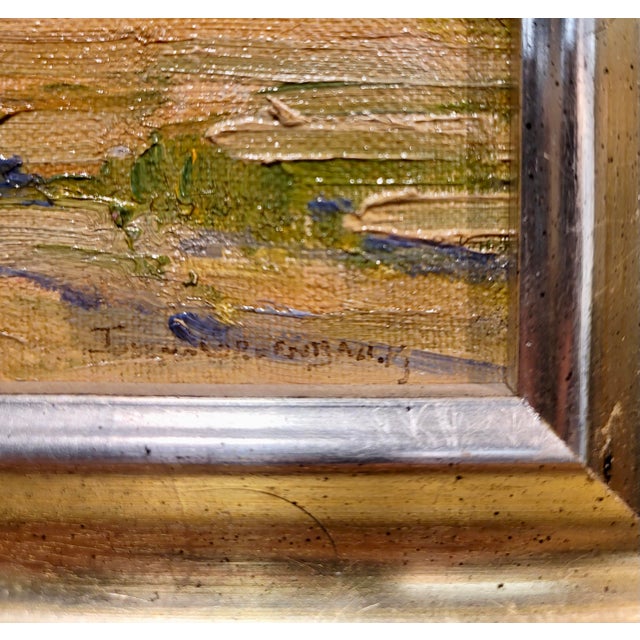 Joseph David Greenbaum-1920s California Plein Air Landscape-Oil Painting For Sale In Los Angeles - Image 6 of 9