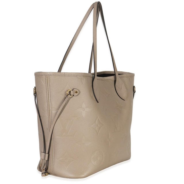 Contemporary Turtledove Giant Monogram Empreinte Neverfull MM For Sale - Image 3 of 8