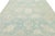 Modern Modern Oushak Style Hand-Knotted Area Wool Rug – Seafoam & Ivory 9x12 For Sale - Image 3 of 11