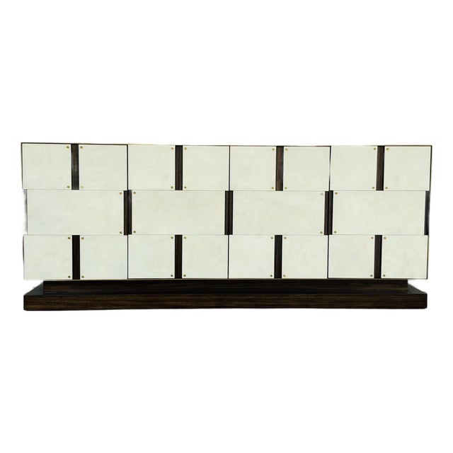 Revelation Modern Block Buster Four Door Cabinet For Sale