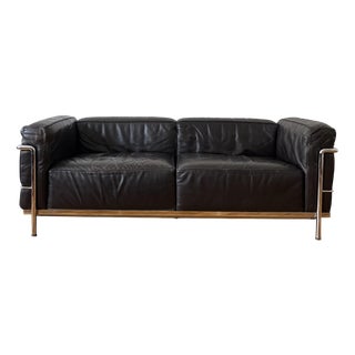 LC3 2-Seater Sofa by Le Corbusier, Pierre Jeanneret and Charlotte Perriand for Cassina For Sale