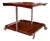 Bar Car With Removable Trays in Rosewood & Metal, Forma, 1960s For Sale
