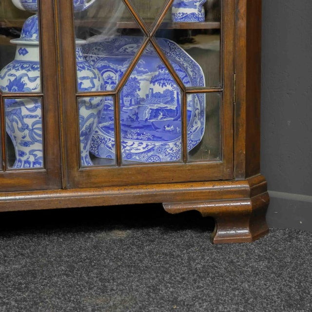 Georgian Mahogany Corner Cupboard For Sale - Image 6 of 7