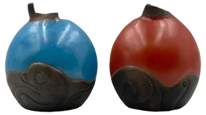 Earthenware Vases by Wilmer W Ramirez, South America, 1990s, Set of 2