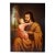 Antique Religious Portrait of Saint Joseph & Baby Jesus French or Austrian School Oil Painting on Canvas For Sale