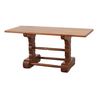 Antique 17th Century Oak Monastery Coffee Table, France For Sale