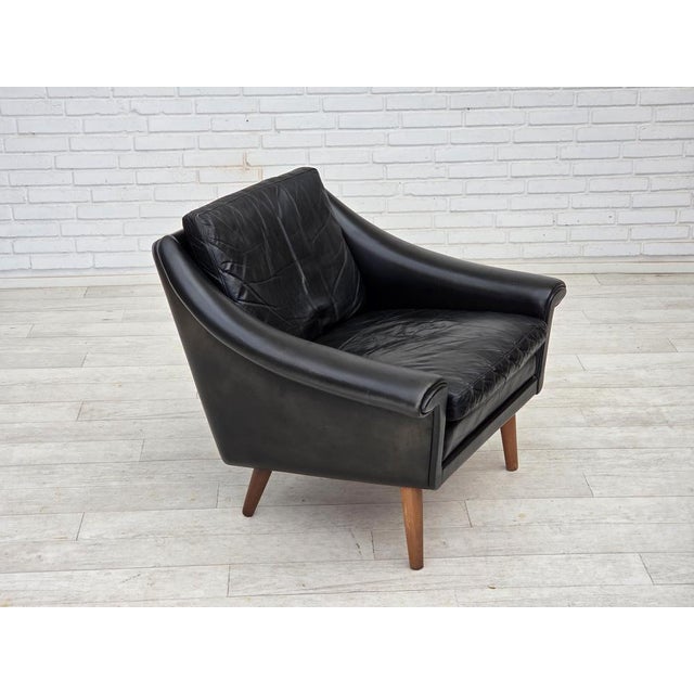 1960s Vintage Danish Armchair by Aage Christensen, 1960s For Sale - Image 5 of 17