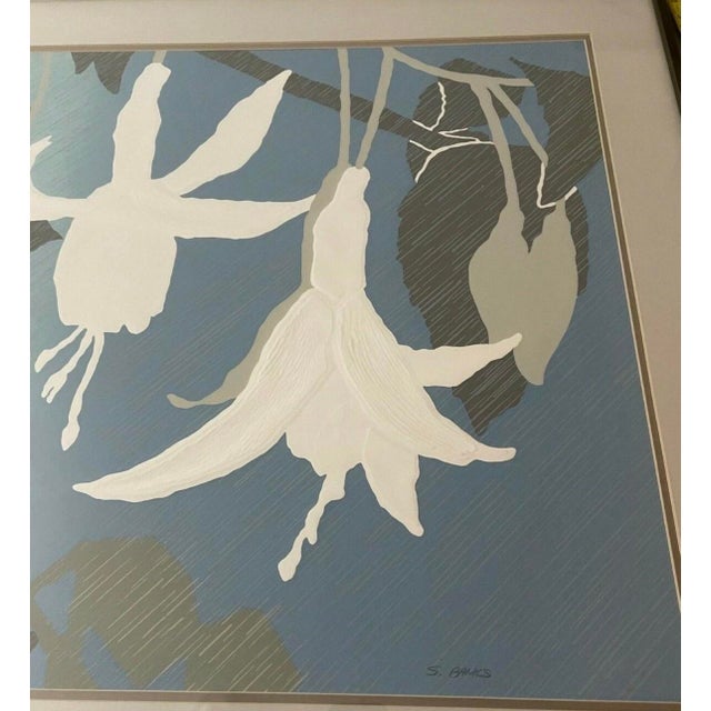 Metal Vintage ‘Indian Summer’ Botanical Print by S. Banks for Vanguard Studios For Sale - Image 7 of 9
