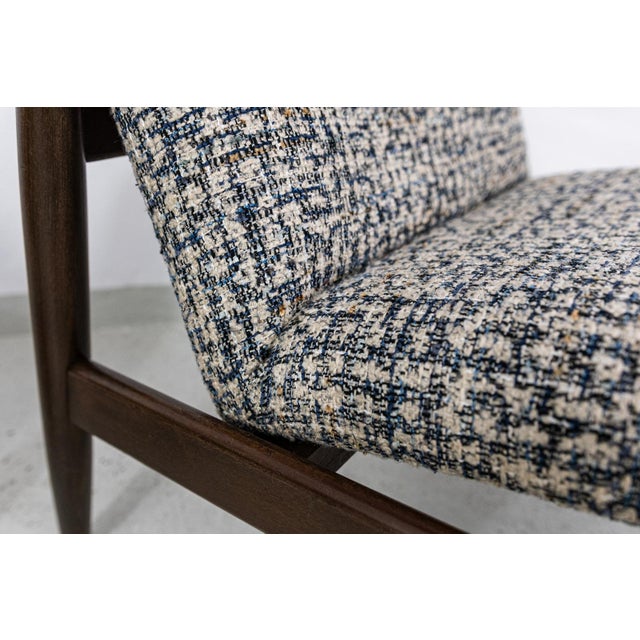 Mid-Century Modern Lounge Chair by Edmund Homa for GFM, Poland, 1960s For Sale - Image 10 of 14