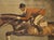 The Hunter Jumper, Early 1900s Signed European Equestrian Oil on Canvas Painting For Sale - Image 18 of 18