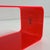 1980s Fluo Pink Acrylic Glass Side Table, 1980s For Sale - Image 5 of 10