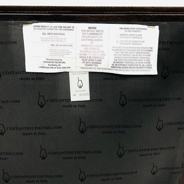 Set of 8 Pietro Costantini Lucite Back Dining Chairs For Sale - Image 15 of 17