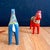 Blue Vintage Swedish Dala Horse, 1960s, Set of 2 For Sale - Image 8 of 15