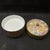 Late 20th Century Late 20th Century Gold Ground Porcelain Lidded Jar With Famille Rose Floral Motifs For Sale - Image 5 of 7