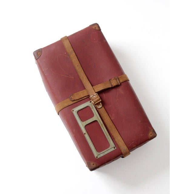 Mid 20th Century Mid-Century Vulcanized Fiber Mailing Box For Sale - Image 5 of 10