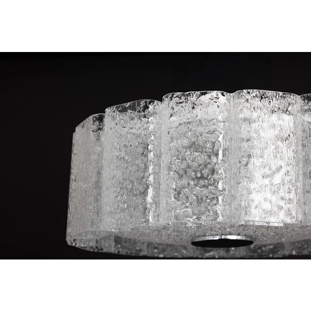 Glass Tubes Flush Mount by Doria, Germany, 1960s For Sale - Image 9 of 11
