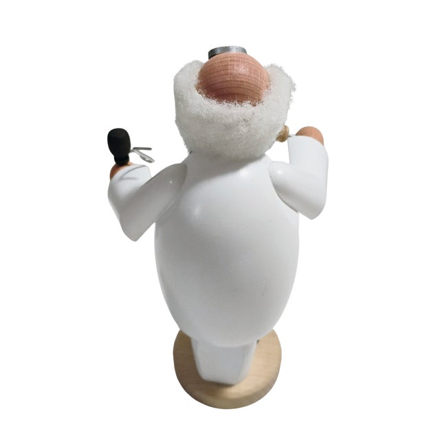 Vintage Handcrafted German Karl Werner Wooden Dentist Incense Smoker Figurine For Sale - Image 4 of 8