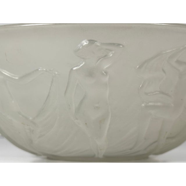 Consolidated Glass Dancing Nymphs Bowl by Reuben Haley c.1926-1932 For Sale - Image 6 of 14