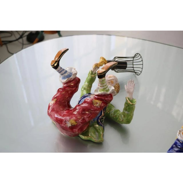 Italian Handmade Ceramic Sconces, 1950s, Set of 3 For Sale - Image 13 of 18