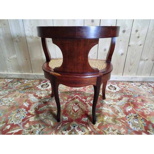 Louis XV Style Caned Office Chair For Sale - Image 5 of 8