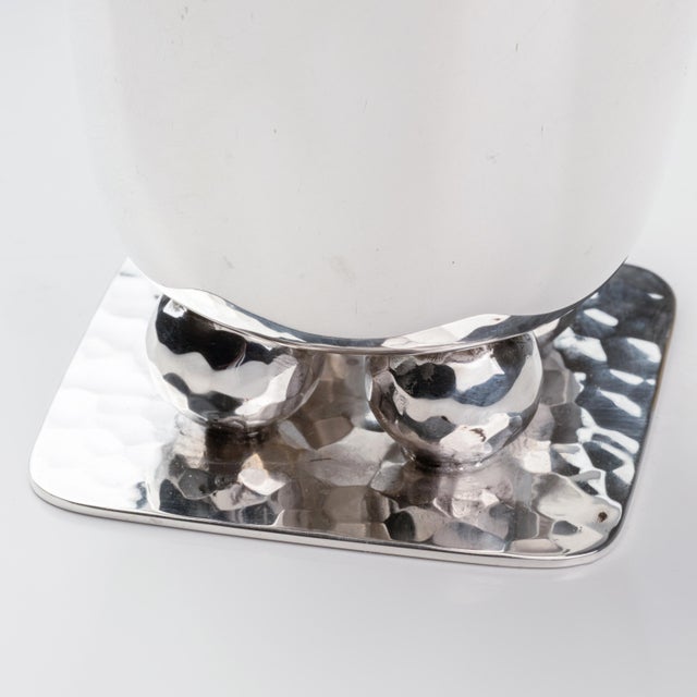 Modern Silver-Plated Metal Timpani by Jean Després, 1960s, Set of 9 For Sale - Image 3 of 6