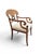 Early 20th Century Early 20th Century Pair of Biedermeier Style Satinwood and Ebonized Armchairs For Sale - Image 5 of 12