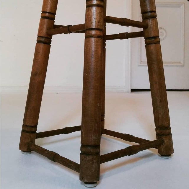 Vintage Farm Pine Bar Stool Chairish