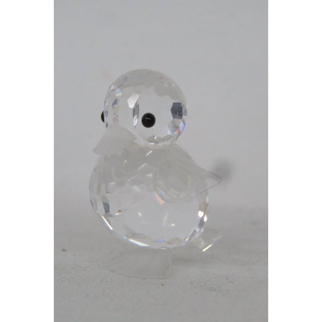 Swarovski Swarovski Crystal Beauties of the Lake Series Mini Standing Duck Figurine 5077b For Sale - Image 4 of 12