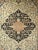 19th Century Persian Farahan Sarouk Area Rug, Handwoven Medallion Pattern, Ivory & Navy, 4’ X 5’ For Sale In Chicago - Image 6 of 12