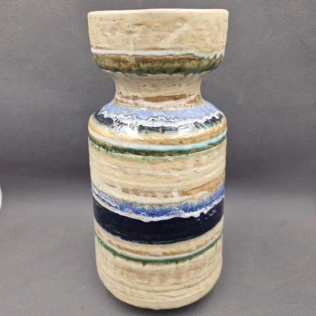 Ceramic Vase by F. Glatzle for Karlsruher Majolika, 1973 For Sale - Image 4 of 7