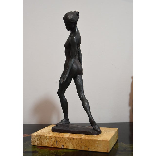 Vintage Modern Dancer or Ballerina Sculpture by Spanish Artist Josep Bofill For Sale - Image 11 of 18