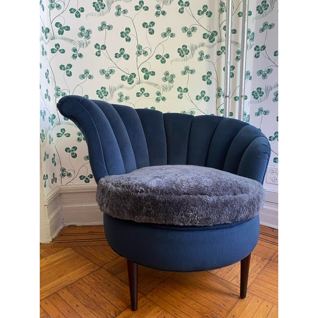 1920s Vintage Channel Back Chair Chairish