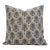 Fabdivine Block Print Pillow Cover Kusum Linen Blend- 24x24 For Sale