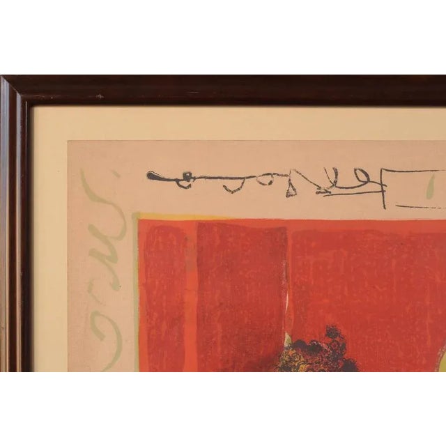 Black Agustín Ubeda, Lady with Fruit, Silkscreen For Sale - Image 8 of 13