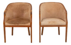 Example of Ward Bennett Tub Chairs